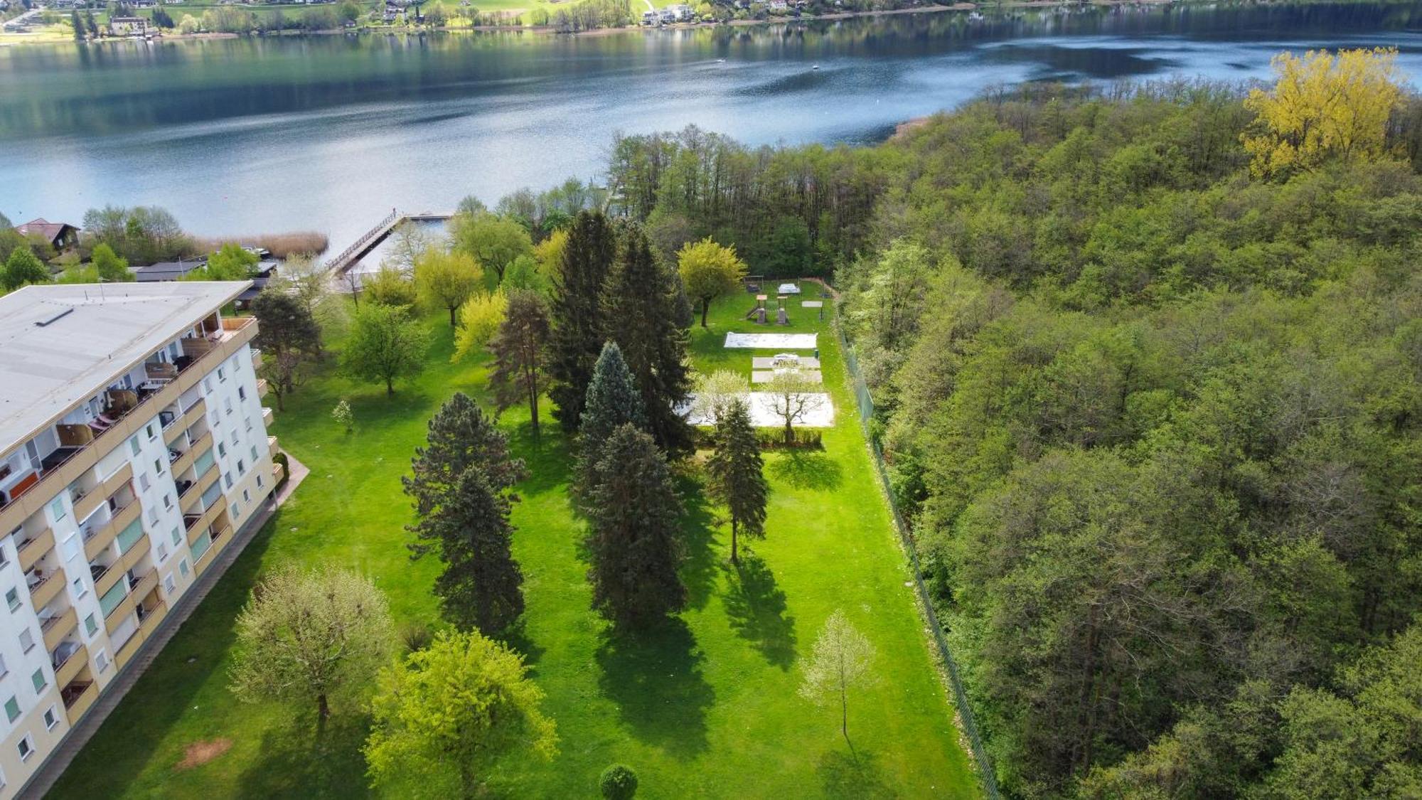 Ct-Gold Penthouse Bodensdorf Amatera Privater Seezugang Hallenbad, Skiarena Gerlitzen Bagian luar foto